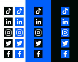 Icon Design für eine Website
