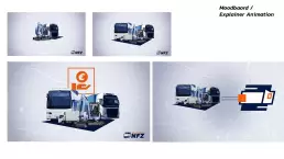 Entwicklung des Corporate Designs, Grafik Design Elemente, Jena