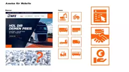 Entwicklung des Corporate Designs, Grafik Design Elemente, Jena