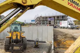 Foto von Baustellenreportage in Jena, Richtfest