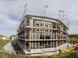 Foto von Baustellenreportage in Jena, Richtfest