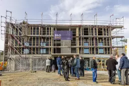 Foto von Baustellenreportage in Jena, Richtfest
