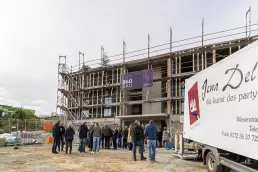 Foto von Baustellenreportage in Jena, Richtfest
