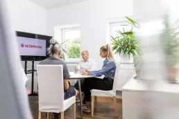 Foto vom Biotech-Unternehmen scienova Jena, Unternehmensfotografie